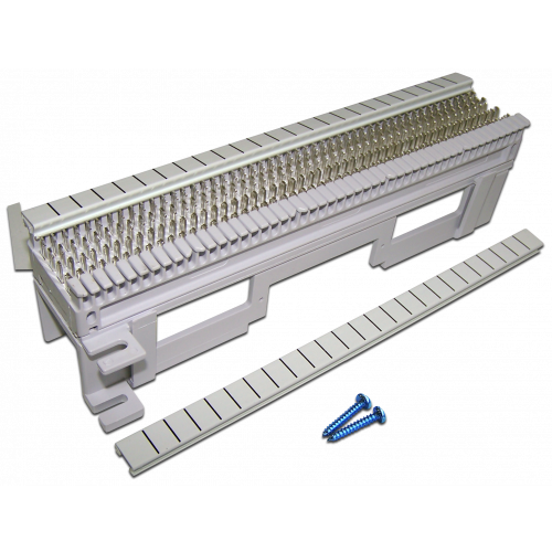 Wall mounting 50-pair 66 connecting block with mounting brackets
